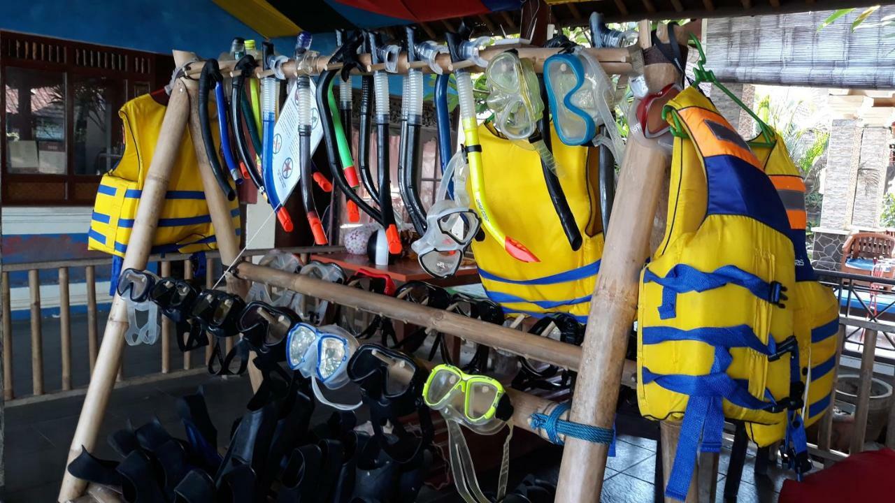 Barracuda Beach Hostel Amed Esterno foto